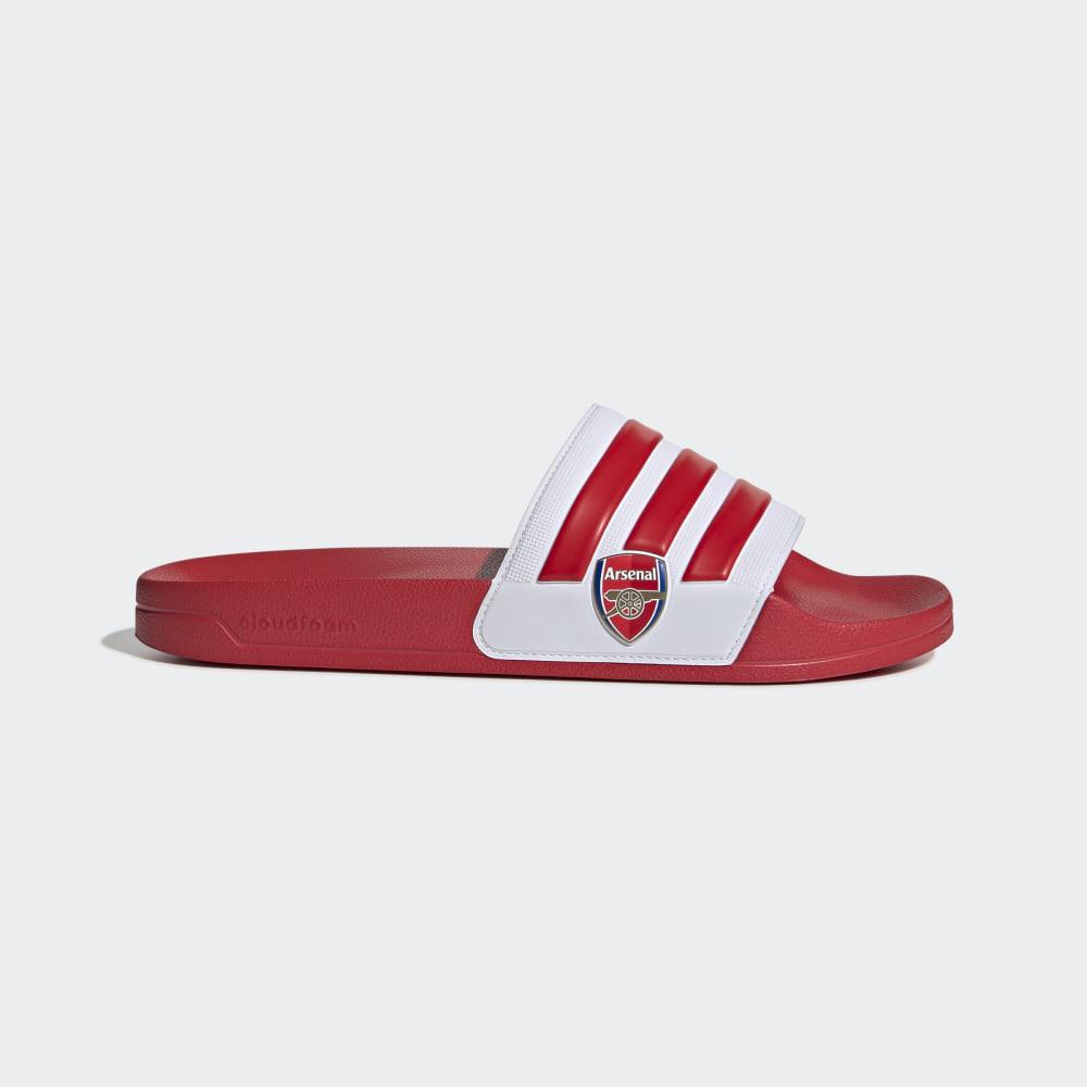 Papuci Adidas Adilette Shower Barbati Romania - Rosii Inchis/Albi EG1212